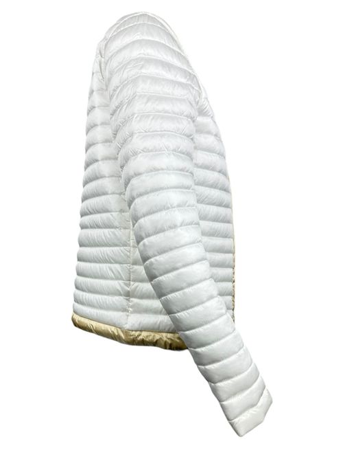 white and beige carina women's down jacket Save the duck | D30614W-IRIS21477